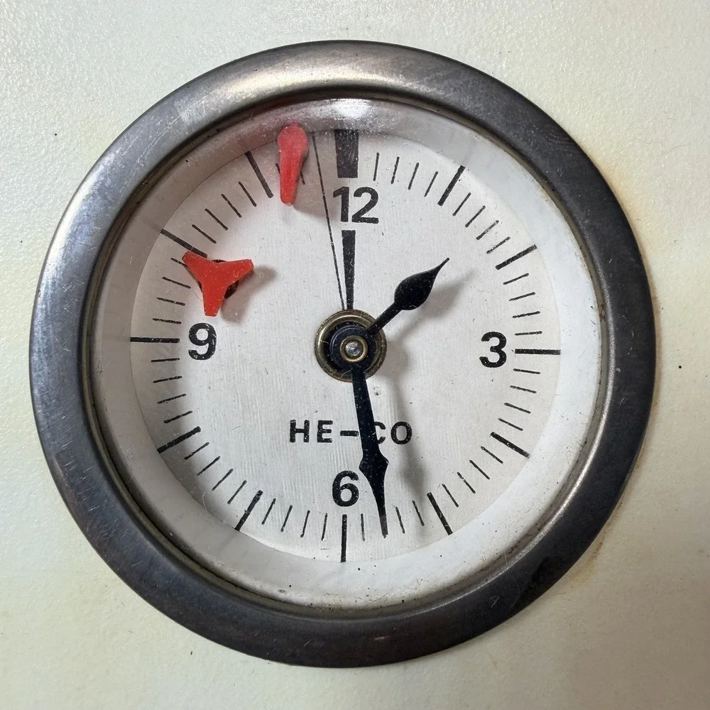 Vintage  Mechanical Chess Clock Timer Plastic